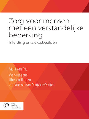 cover image of Zorg voor mensen met een verstandelijke beperking